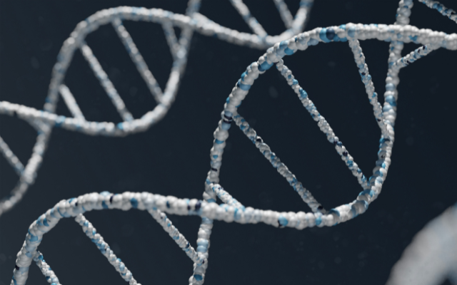 Image of DNA helix via Unsplash